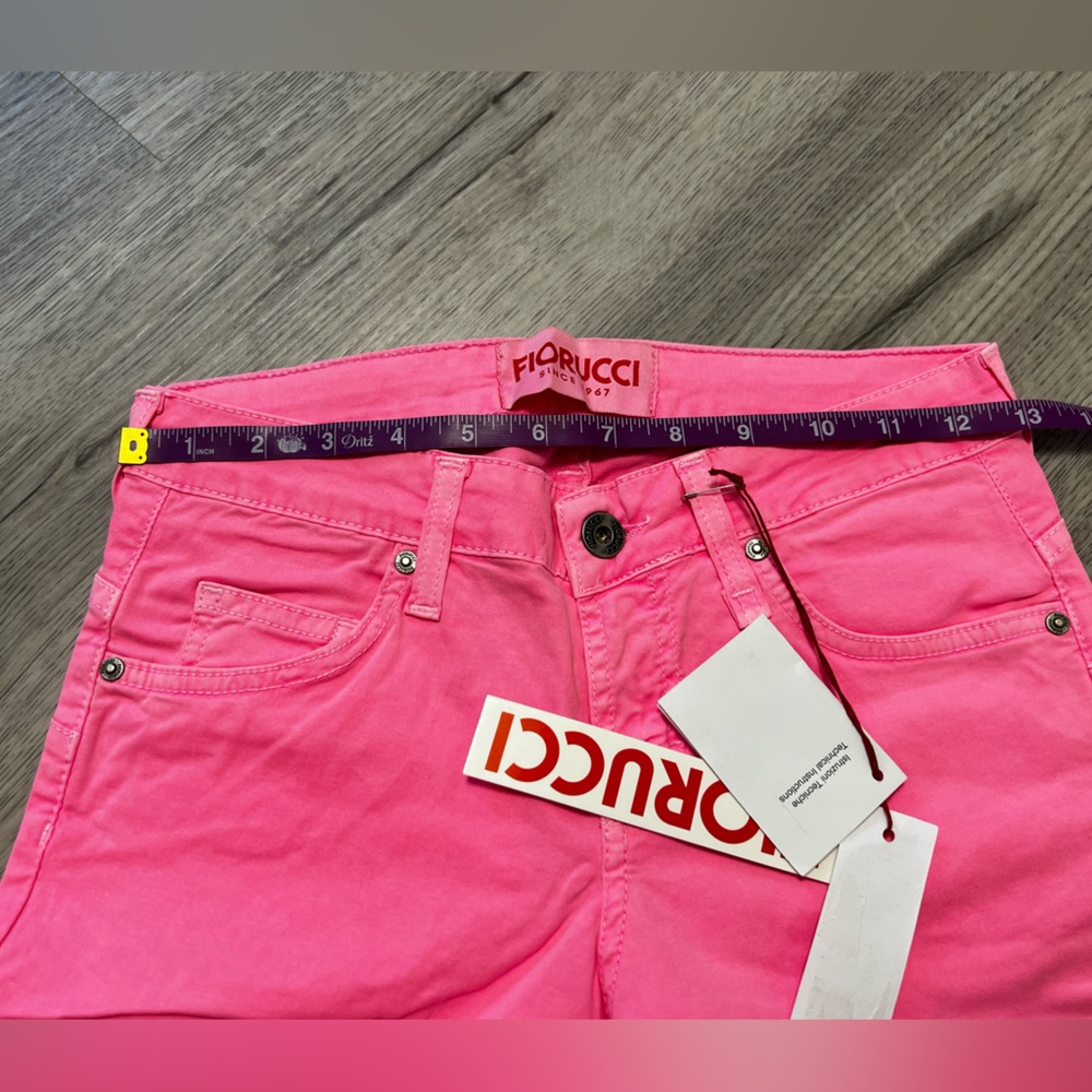 Fiorucci Hot Pink Angel Jeans size 26 - Picture 4 of 6